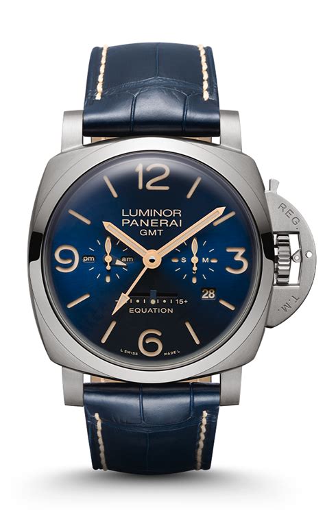 luminor panerai equation|panerai luminor equation of time.